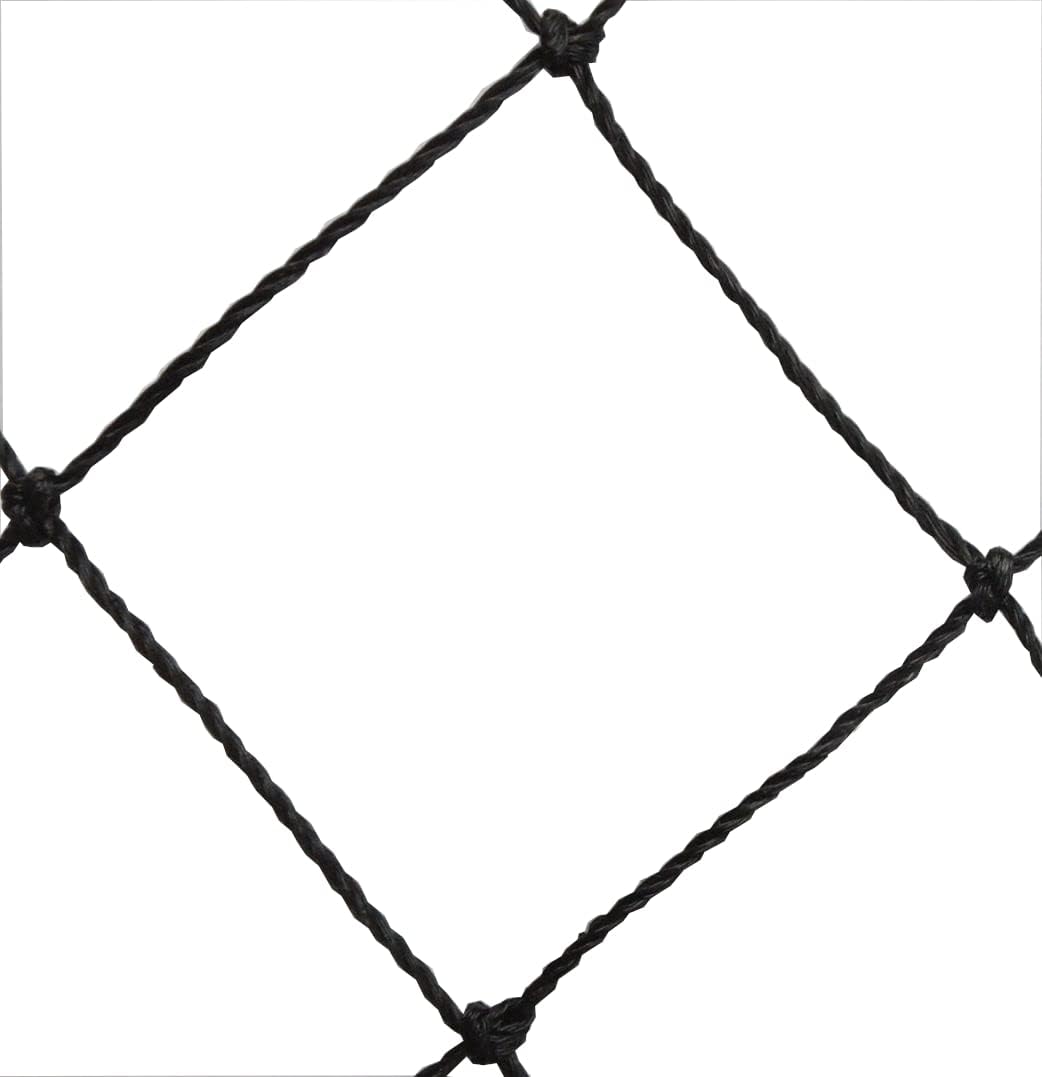Poultry Netting 1" or 2" Mesh Heavy Knotted Nets Aviary Gamefowl Quail Chicken Bird Block Net Long Lasting Break/Burst 85/245 lb Polyethylene 8-10 Year Lifespan (25' X 150', 1)