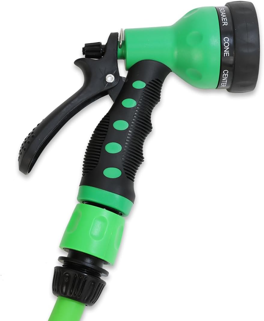 Macnaught C1 Series Retractable Garden Hose Reel, 40 Ft Water Hose Reel Heavy Duty Retractable Hose with Metal 180° Swivel Rotation Bracket for Wall Mount - Gray