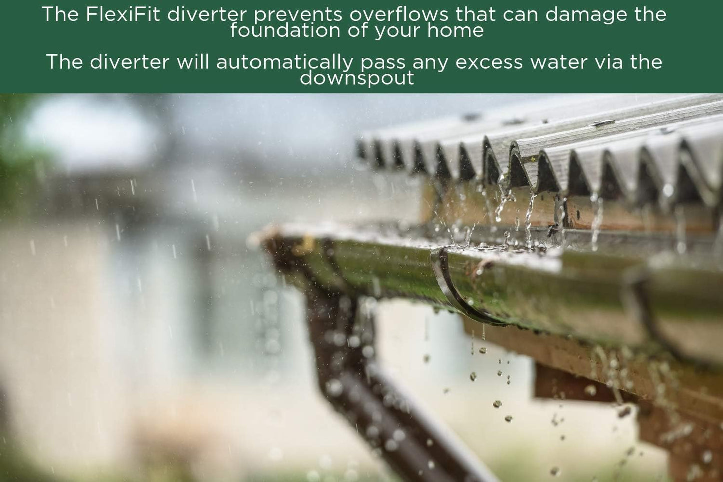 EarthMinded Rain Barrel Diverter and Parts Kit, 2 Pack - for 2 x 3 and 3 x 4 Inch Downspouts, Includes Spigot and Downspout Water Diverter - Convert Containers into Rain Barrels - RBK-0001