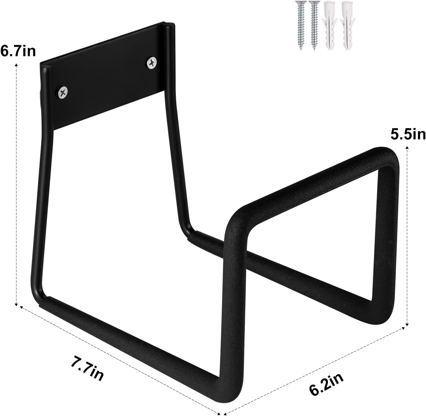 Hose Hanger, Heavy Duty Metal Hose Holder Wall Mount, Hook for Garden Hose/Expandable Hose/Hose Reel/Water Hose/Pocket Hose/Flexable Hose/Magic Hose (Hose Holder 175 Ft)