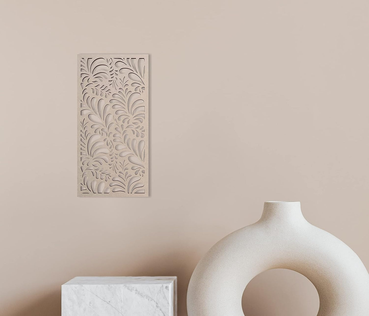 Wooden Flower Pattern Lattice - Home Decor Mandala Wall Art, Wall Panels, Overlays, Trellis, Privacy Screens & Yard Decor