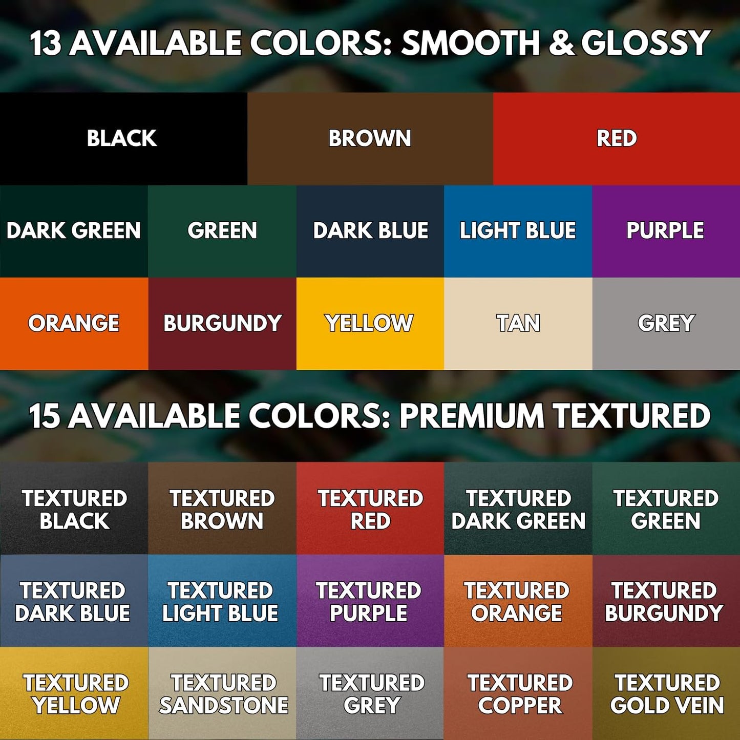 Heavy-Duty Outdoor Bench Thermoplastic Coated, Expanded Metal, Commercial-Grade Garden Bench, Made in America (Portable with Back, 4 Ft, Textured Light Blue)