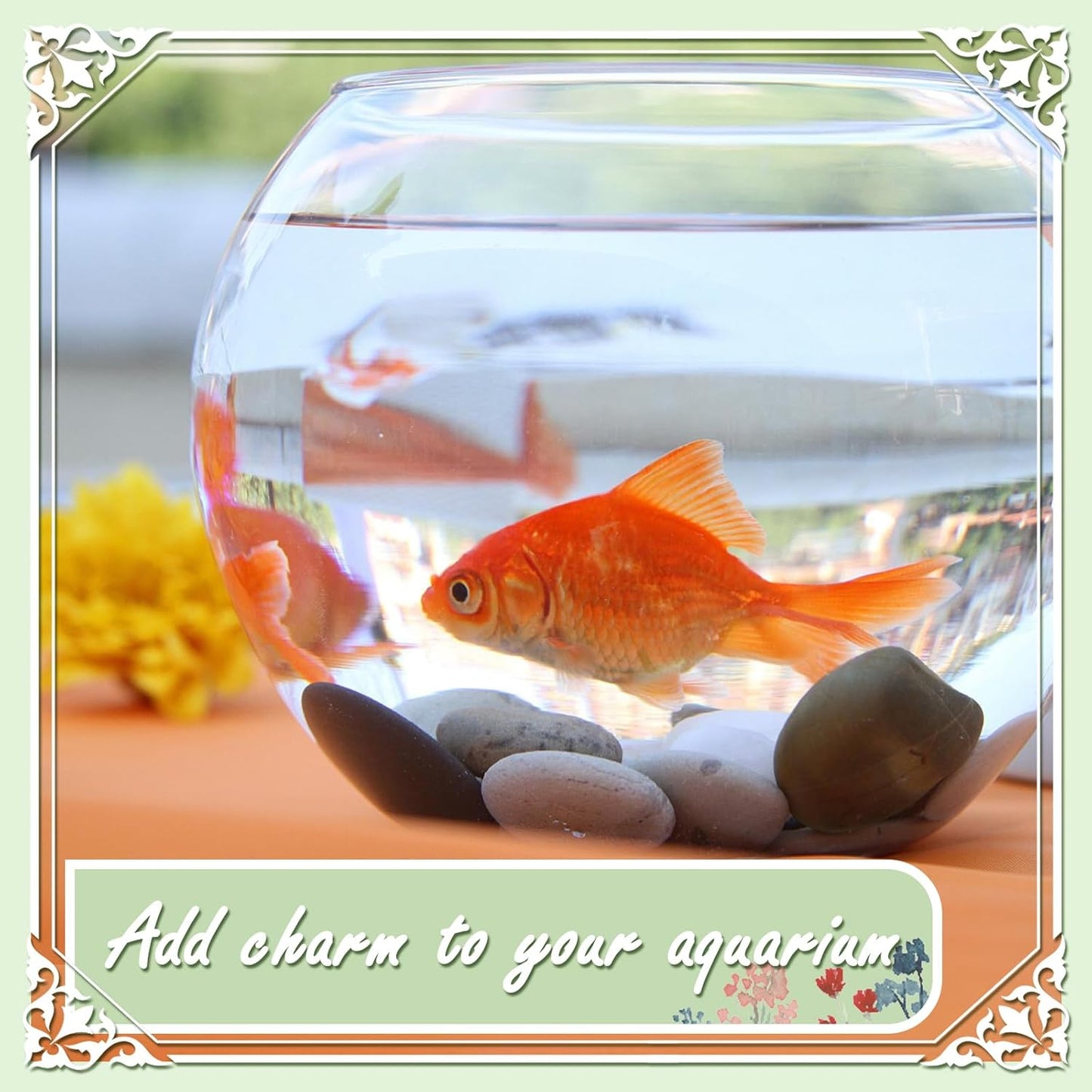 11LB Stones Pebbles River Rocks, Natural Hand-Picked Premium Decorative Pebbles, Ideal for Garden Landscaping, Home Decor, Aquariums, Painting, Crafting and Gifts, Mixed Colors