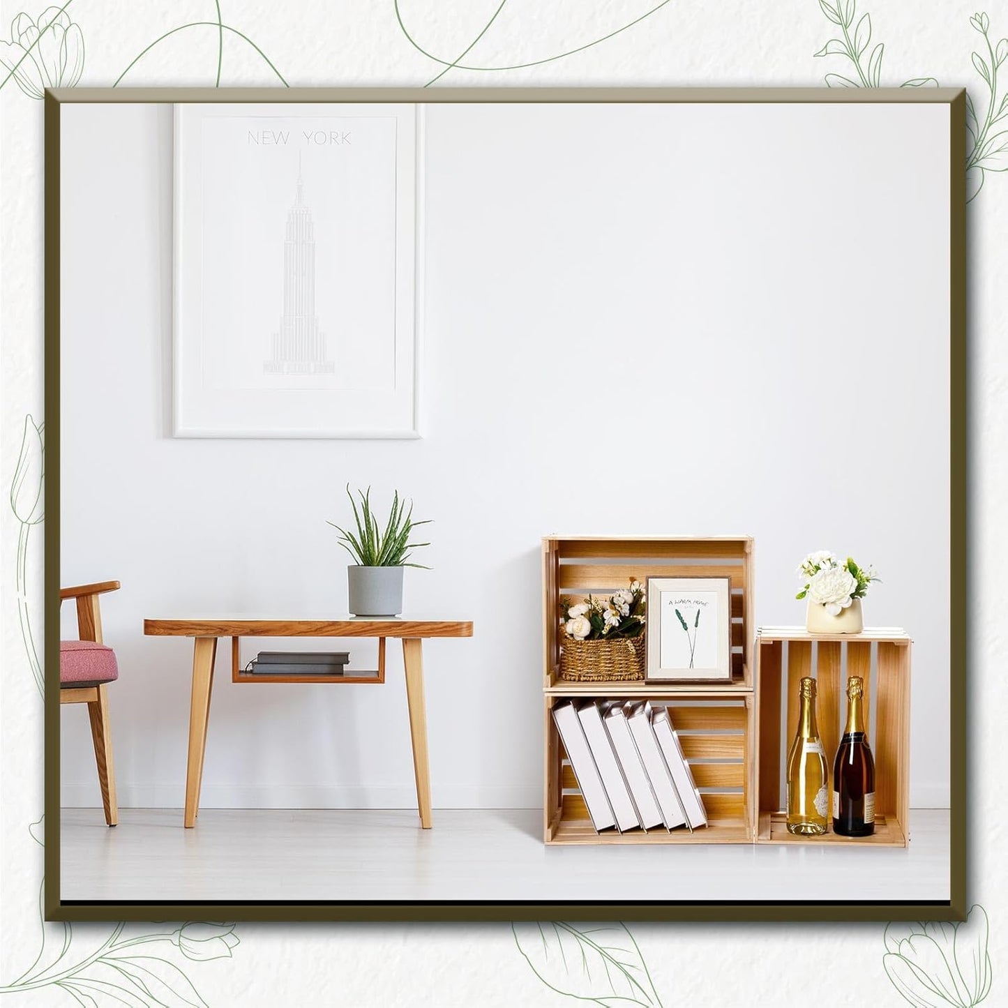 Weysat 3 Pack Large Wood Crates Box for Storage Unassembled 16 x 12 x 9.5'' Wooden Milk Crates with Handles Decorative Nesting Box for Display Unfinished Rustic Decor DIY Office Home Retail Art Craft