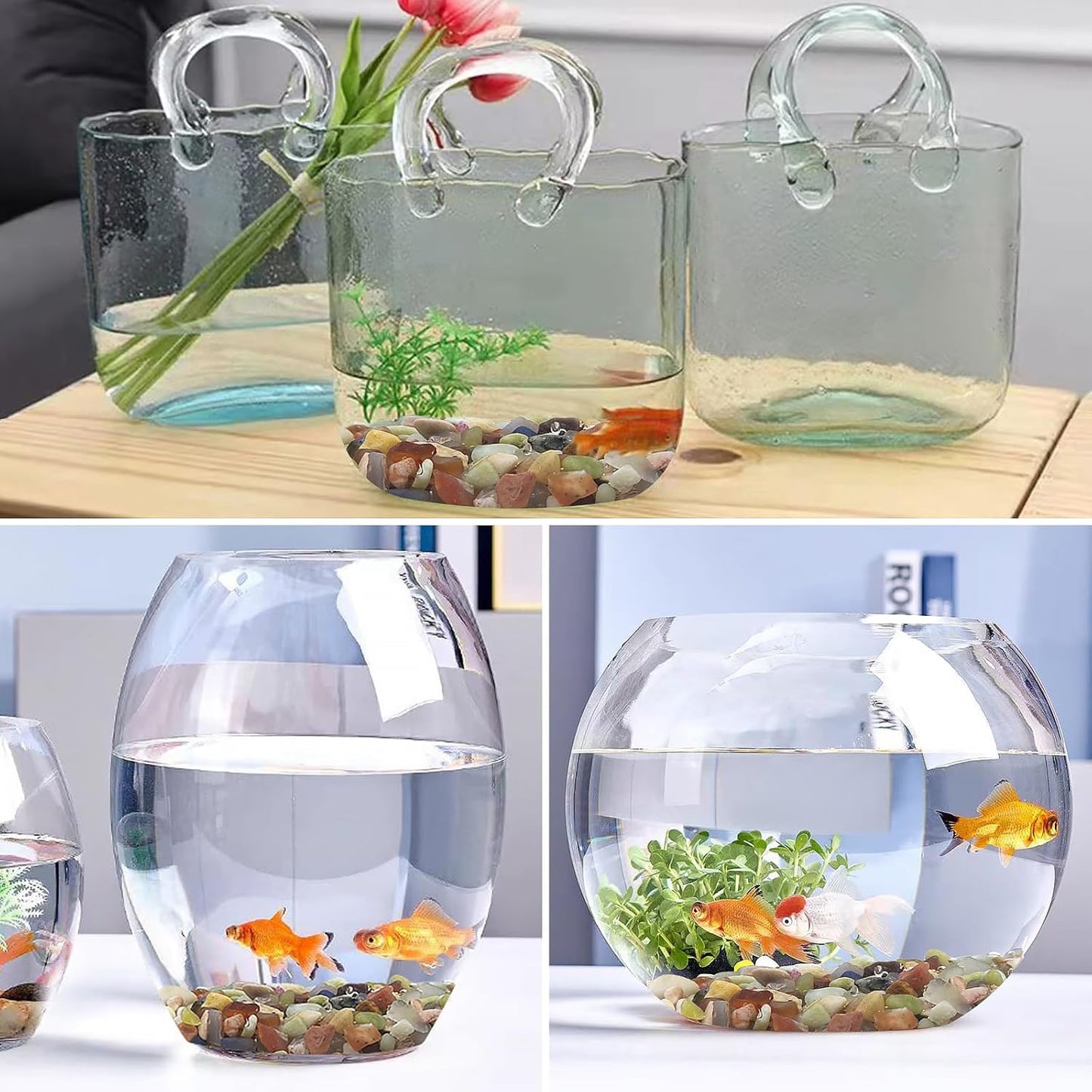 20LB Colorful Pebbles for Succulent, 3/8 Inch Natural River Rocks for Plants, Natural Decorative Polished Pebbles for Cactus,Vases, Planters,Outdoor Gardening and Indoor Plants