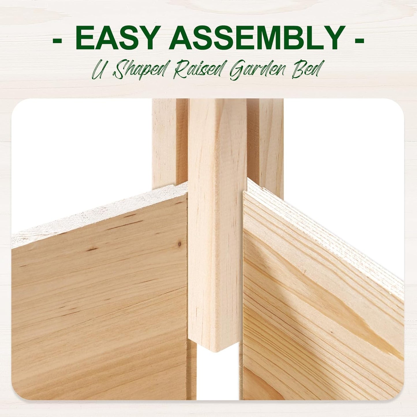 AMERLIFE Raised Garden Bed with Deer Proof Fence, 7.5Wx12Dx6H Outdoor Wooden Raised Garden Bed Planter with 19" Depth Planter Box