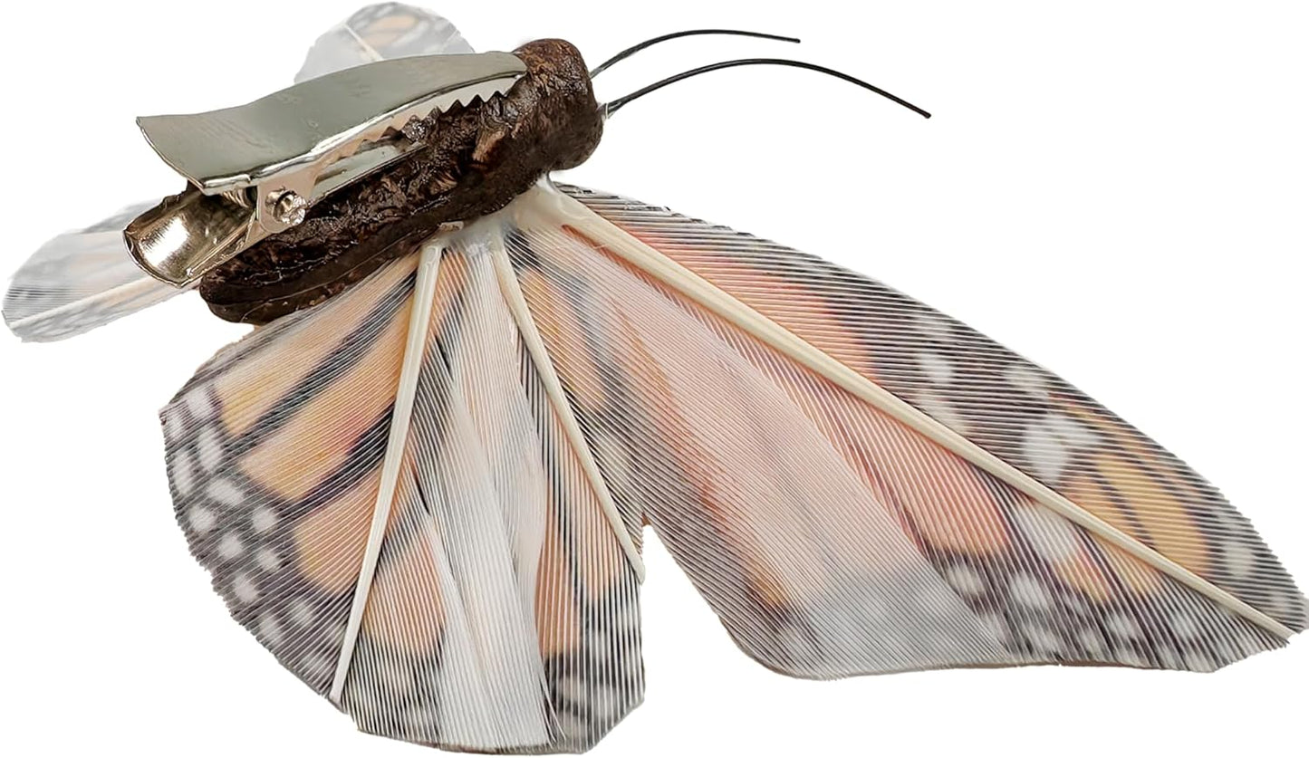 Berfutall-Artificial Feather 3D Butterfly Party Decorations Set of 12 with Clip 6 Color Ornaments for Christmas Tree (YM824)…