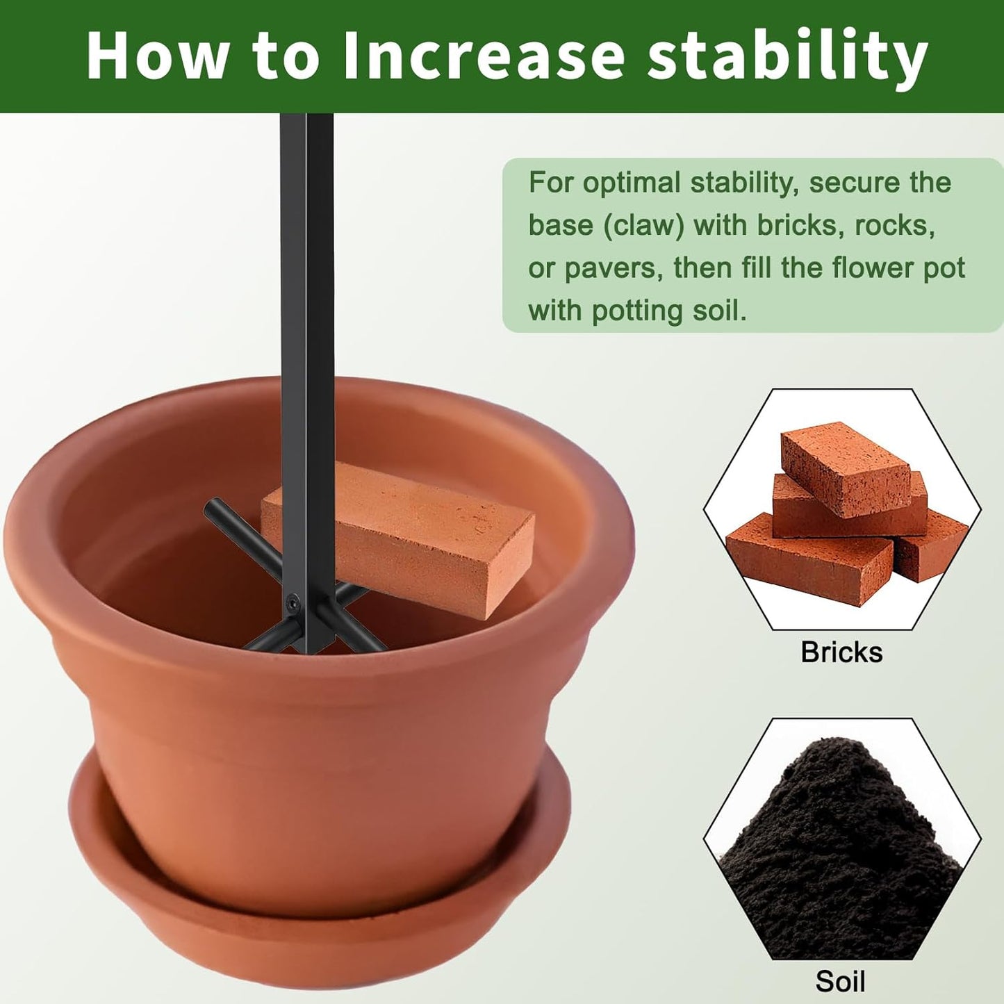 2 Pcs Adjustable Metal Dragon Fruit Plant Trellis 12" x 12" x 50" Durable Vertical Gardening Support Dragonfruit Trellis for Climbing Plants Trees Cactus Roses Vines Outdoor, Installation Required