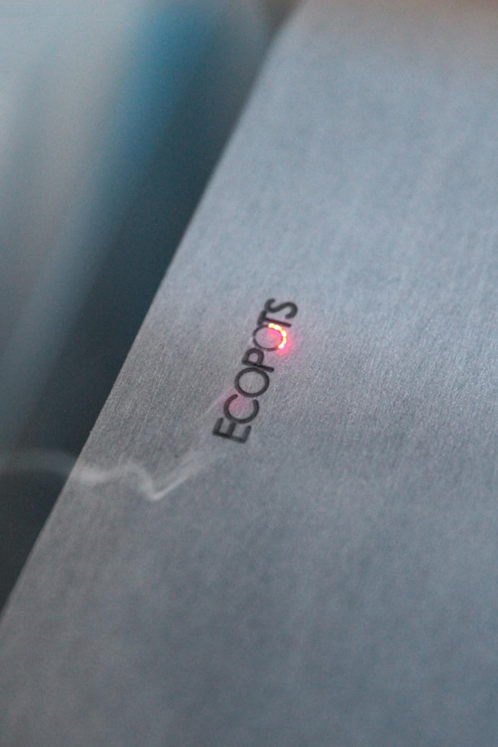 Ecopots Paris Durable Modern Rectangular Indoor/Outdoor Recycled-Based Composite Flower Planter, Terracotta Color, 23.5"