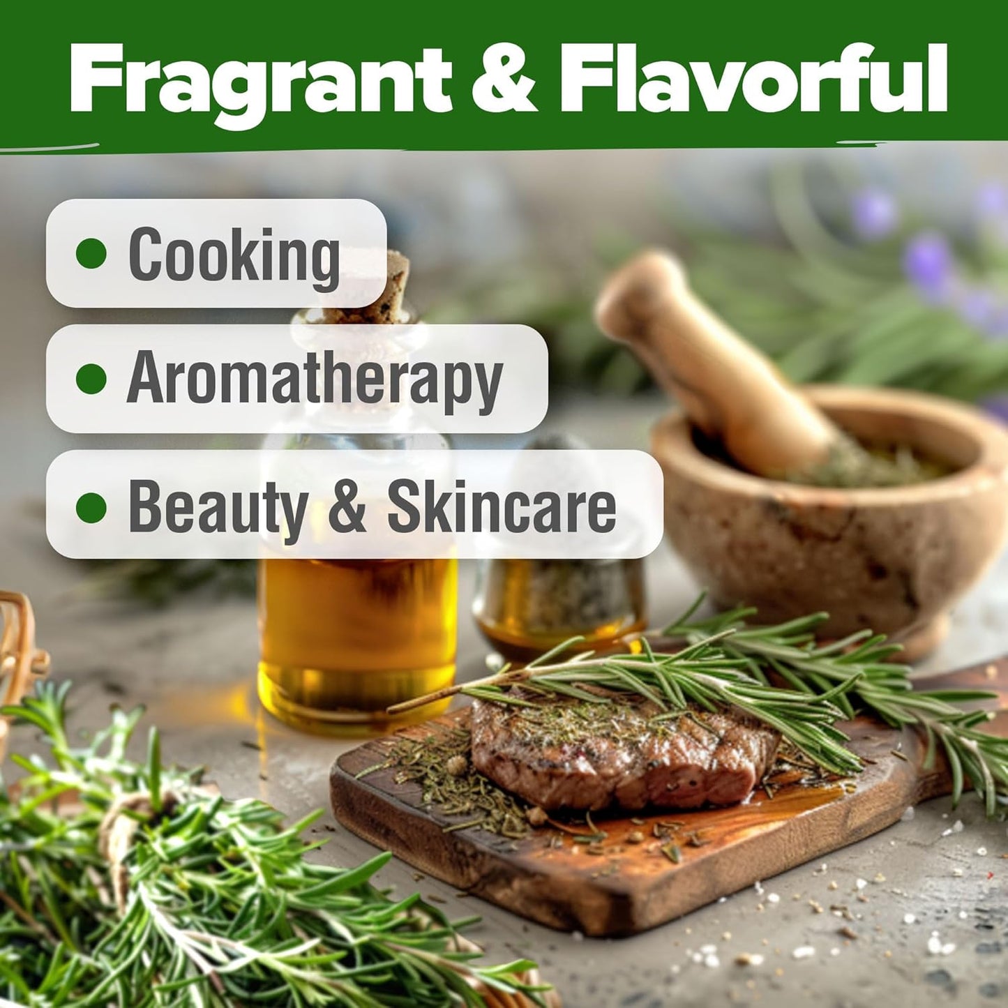 HOME GROWN π¨π¦π π£π₯ππ ππ¨π Rosemary Seeds Pack - 150 High Germinating π‘π’π‘-ππ π’ Heirloom Herb Seeds for Planting in Indoor or Outdoor Herb Gardens (Salvia rosmarinus)