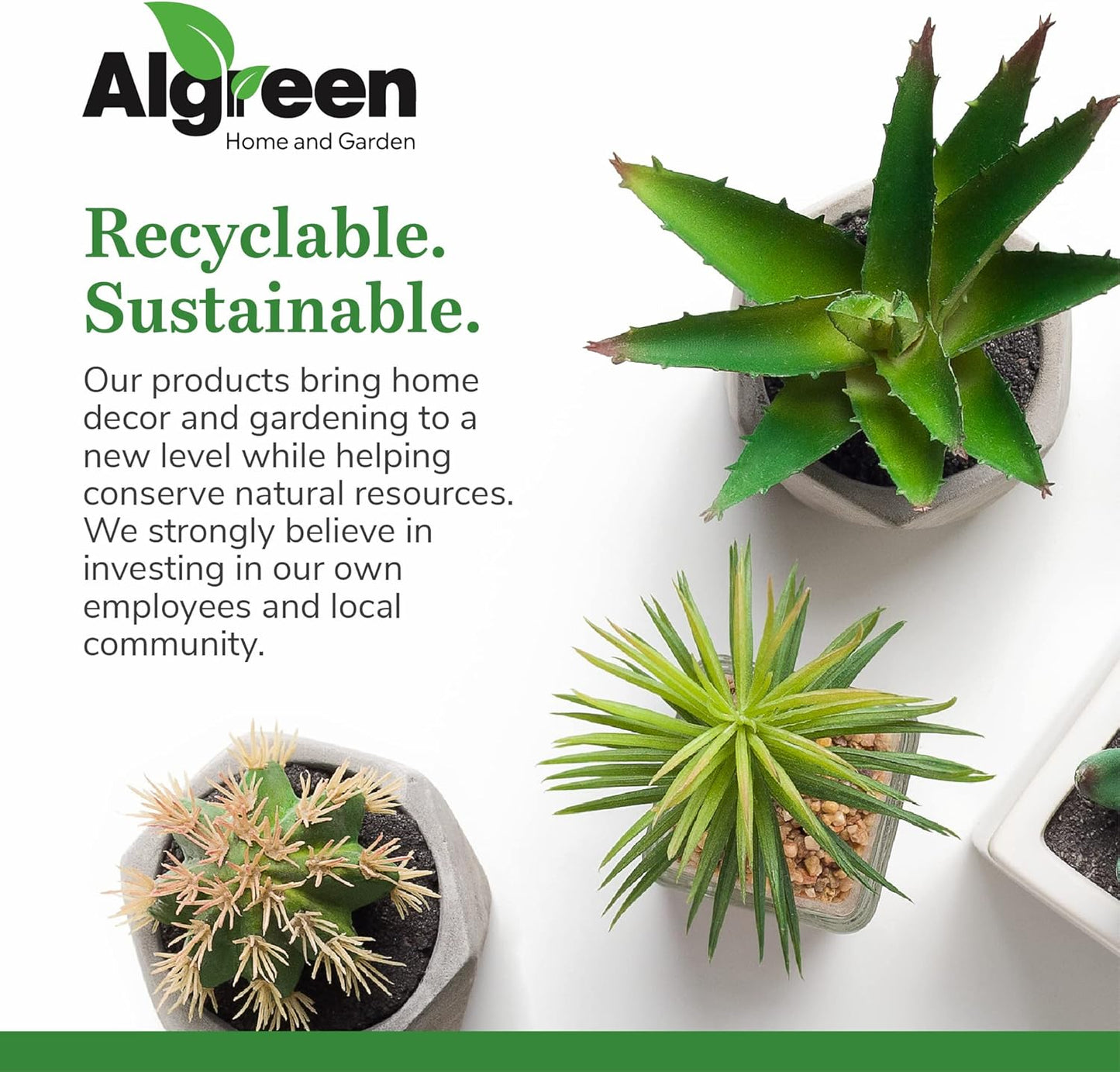 Algreen Plastic Rain Barrel, 50 Gallon Drum - Rainwater Tank w/Brass Spigot & Screen Guard for Rain Water Collection & Storage - Athena, Brownstone