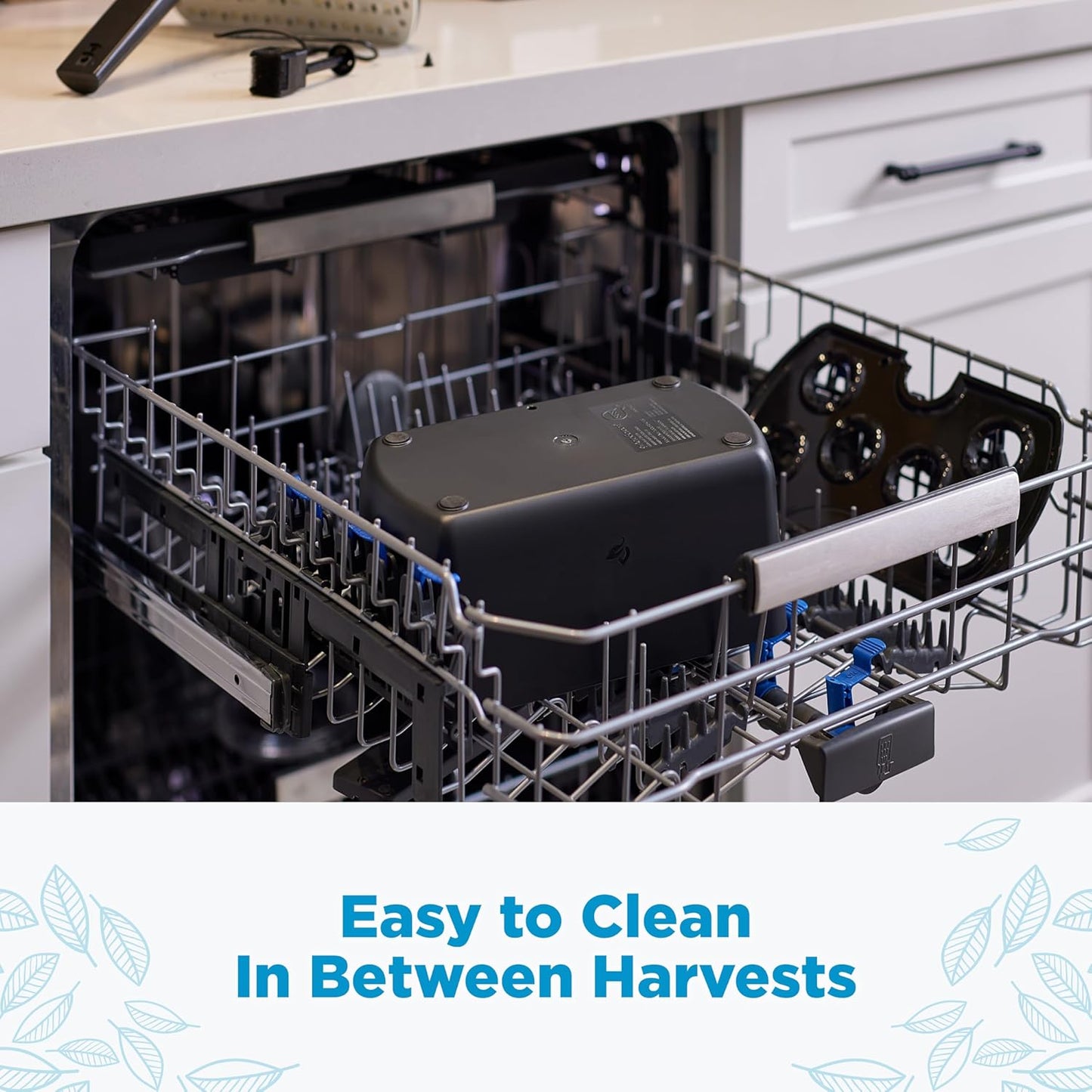 AeroGarden Harvest Lite, Indoor Garden Hydroponic System with LED Grow Light, Holds up to 6 AeroGarden Pods, Green