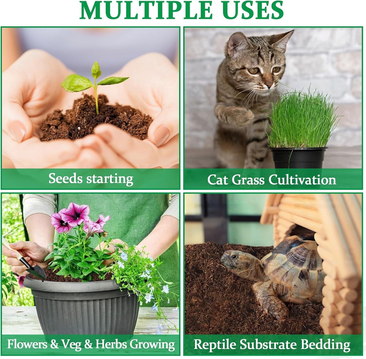 Legigo 50 Pcs 40mm Organic Coco Coir Pellets for Plants- Compressed Coconut Coir Potting Soil, Coco Fiber Pellets Coco Coir Soil for Planting, Garden, Bonsai, Herbs, Flower & Vegetables