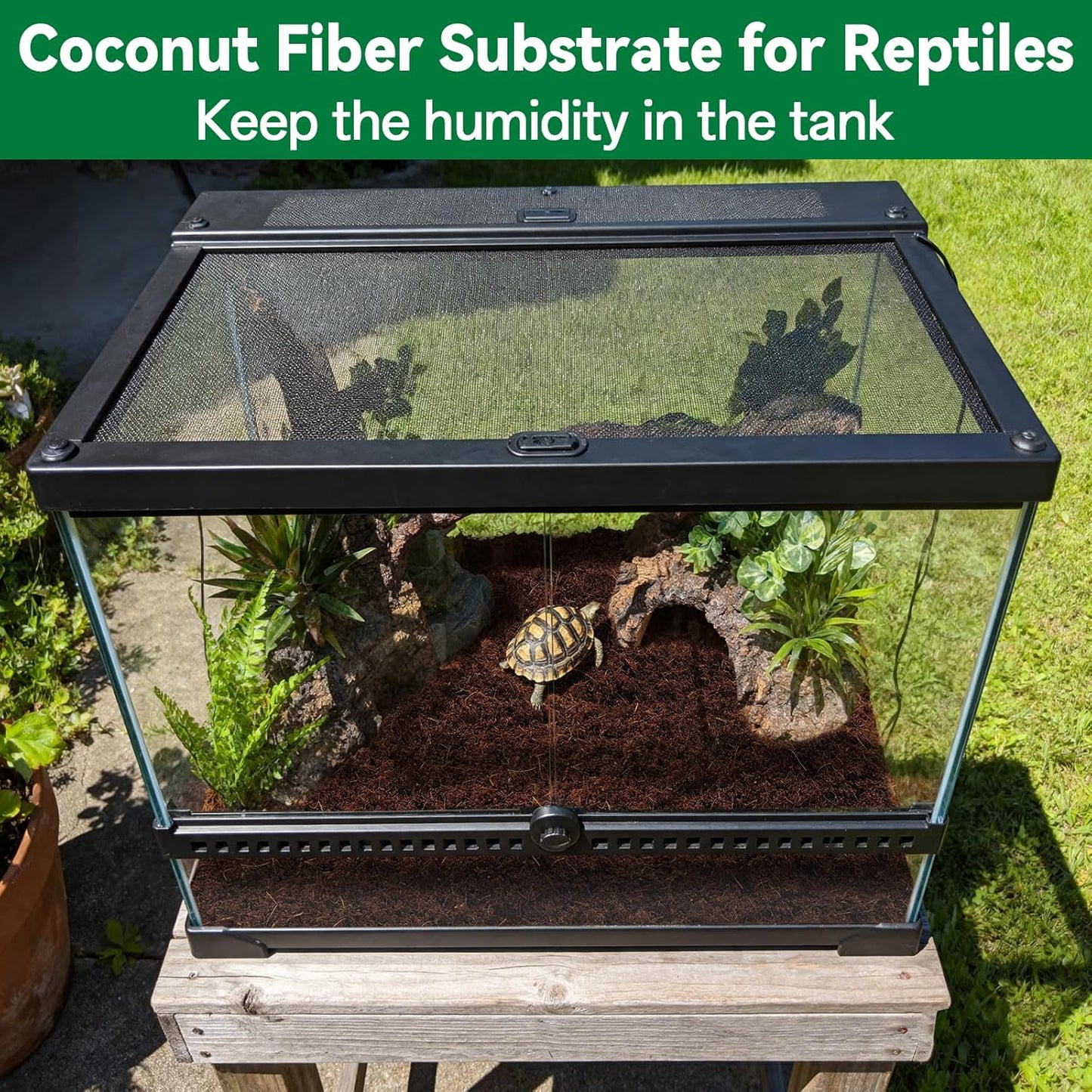 ZeeDix 6 Pcs Coco Coir Brick for Plants, 100% Organic Coconut Coir Bricks with Low EC and pH Balance, Compressed Coconut Husk Bricks for Gardening, Planting, Organic Potting Soil, High Water Retention