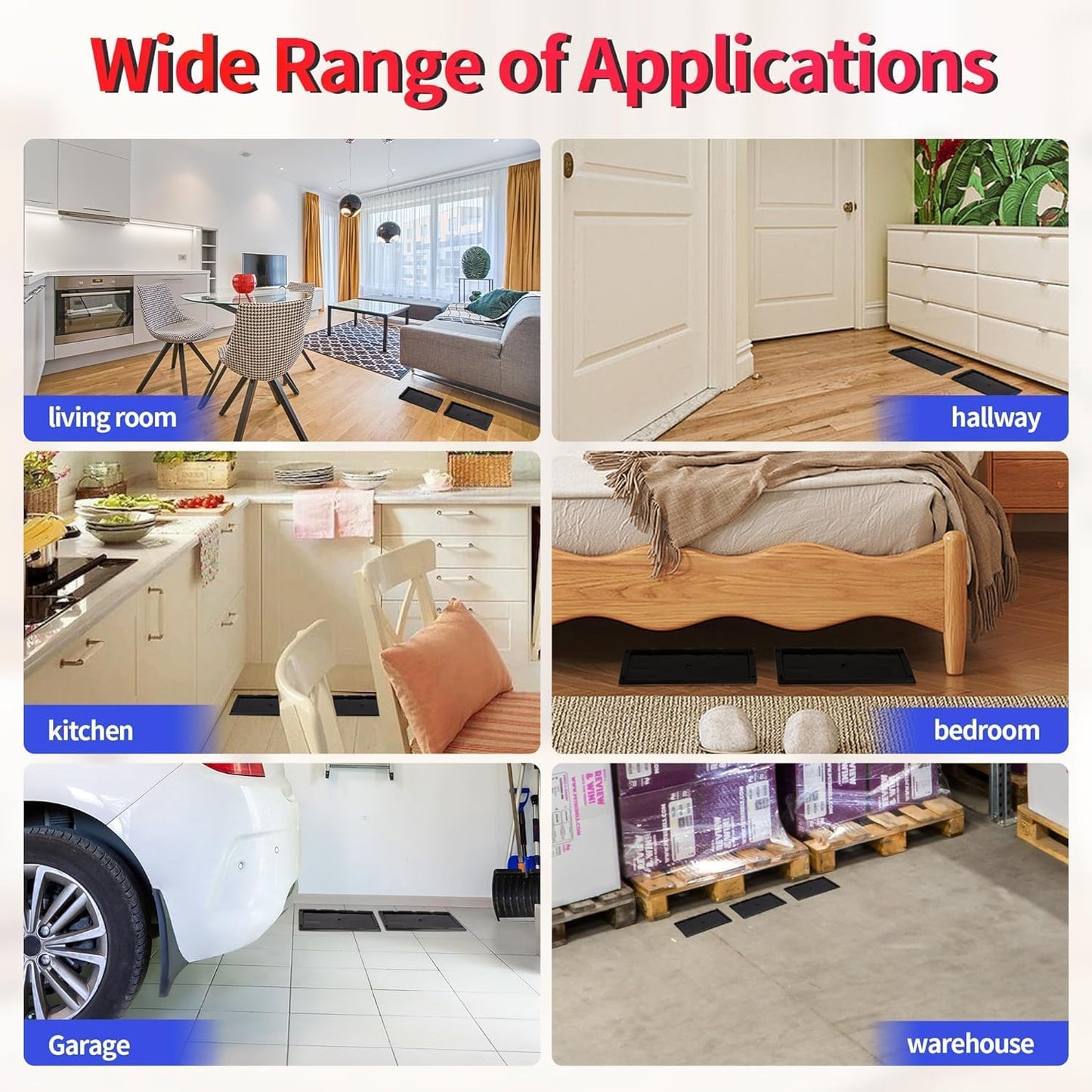 LULUCATCH Glue Mouse Traps Indoor for Home 30 Pack, Pre-Baited Sticky Plastic Glue Boards for House, Snake, Lizard, Insect, Mice, Rats & Spider Traps, Pet Safe Pest Control