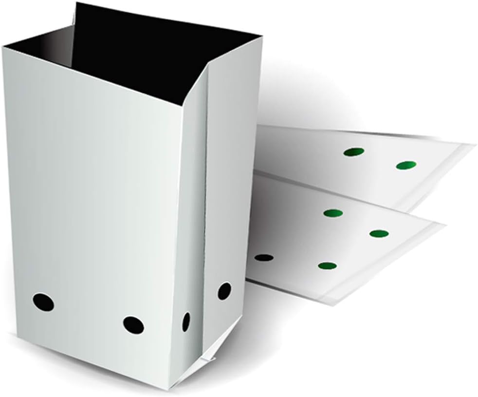 HORTIPOTS 2 Gallon Black White Panda Grow Bags (Pack of 50)