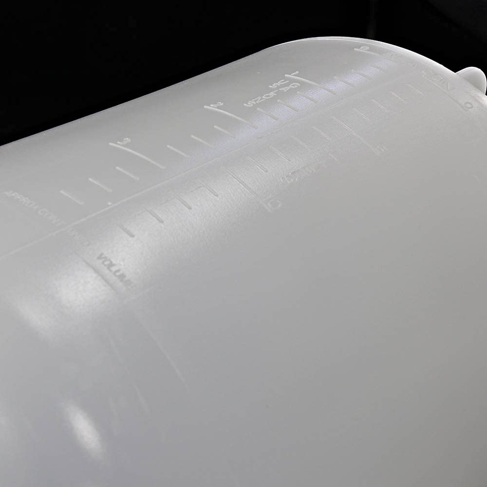 20L (5 Gallons) Round Carboys with Handles,Molded Graduations, Autoclavable PP Material, Heavy Duty Water Can, Lab, Home, Travel Liquid Storage, LVAA002
