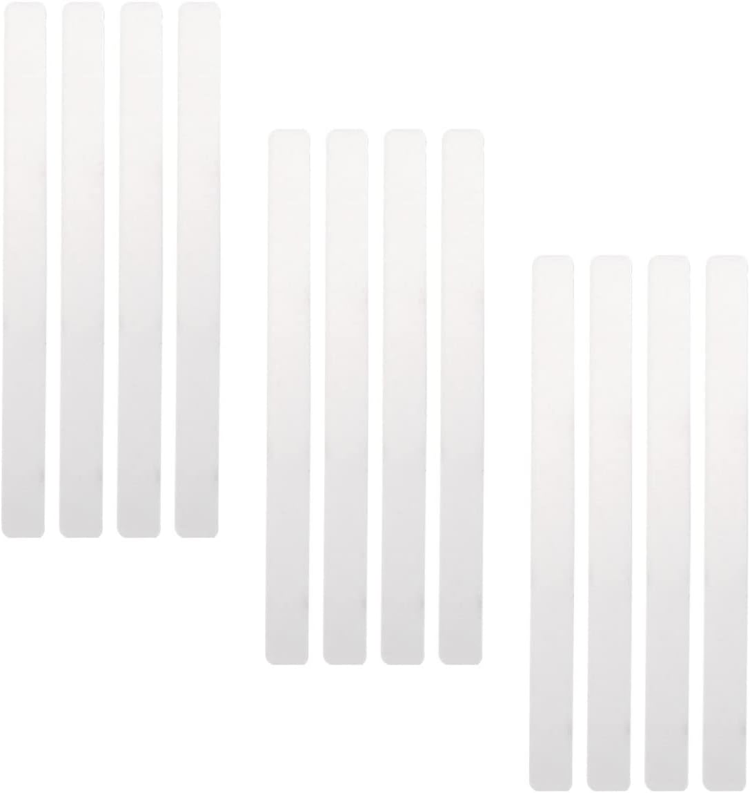 48 pcs Pot Clear Blank Ground Identifier Tag for Acrylic Outdoor Label Markers Garden Labels Identification Label: DIY Plant Gardening Weatherproof Vegetables Stakes