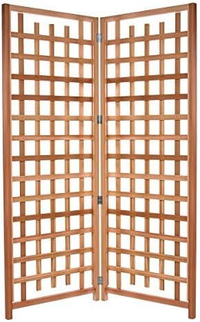 All Things Cedar 2-Piece Outdoor Single Trellis Handcrafted for Climbing Plants