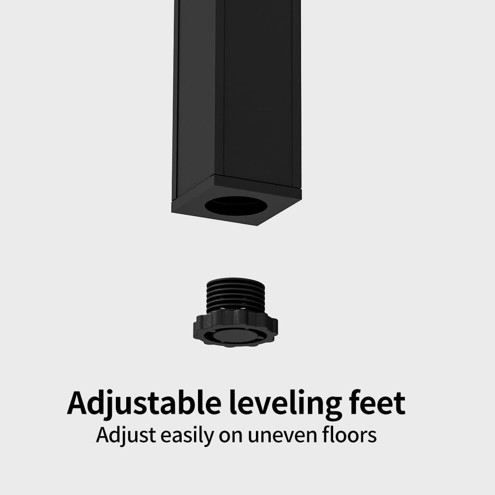 Plant Stand - Aluminum Indoor/Outdoor Flower Rack, Waterproof & Rust-Proof, Stable Support for Pots, Perfect for Living Room, Balcony, Garden, and Office (Black, 4 Tier)