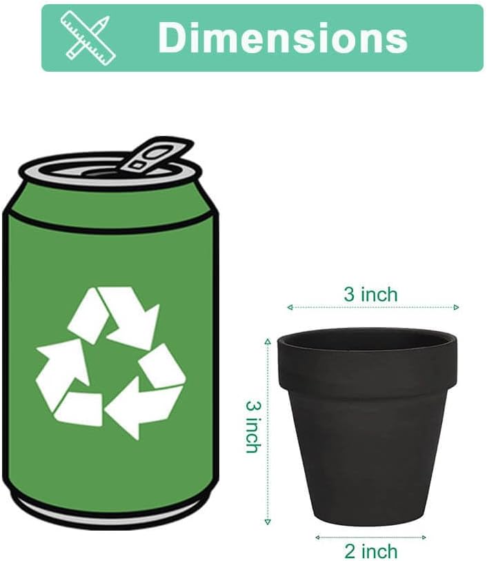 vensovo 3 Inch Black Terra Cotta & Terracotta Pots with Drainage - 20 Pack Clay Flowerpots, Succulent Nursery Planter Great for Plants, Crafts, Wedding Favor