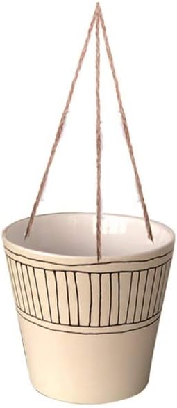 Hanging Colby Stripe 6.5'' Flower Pot, Multi Color