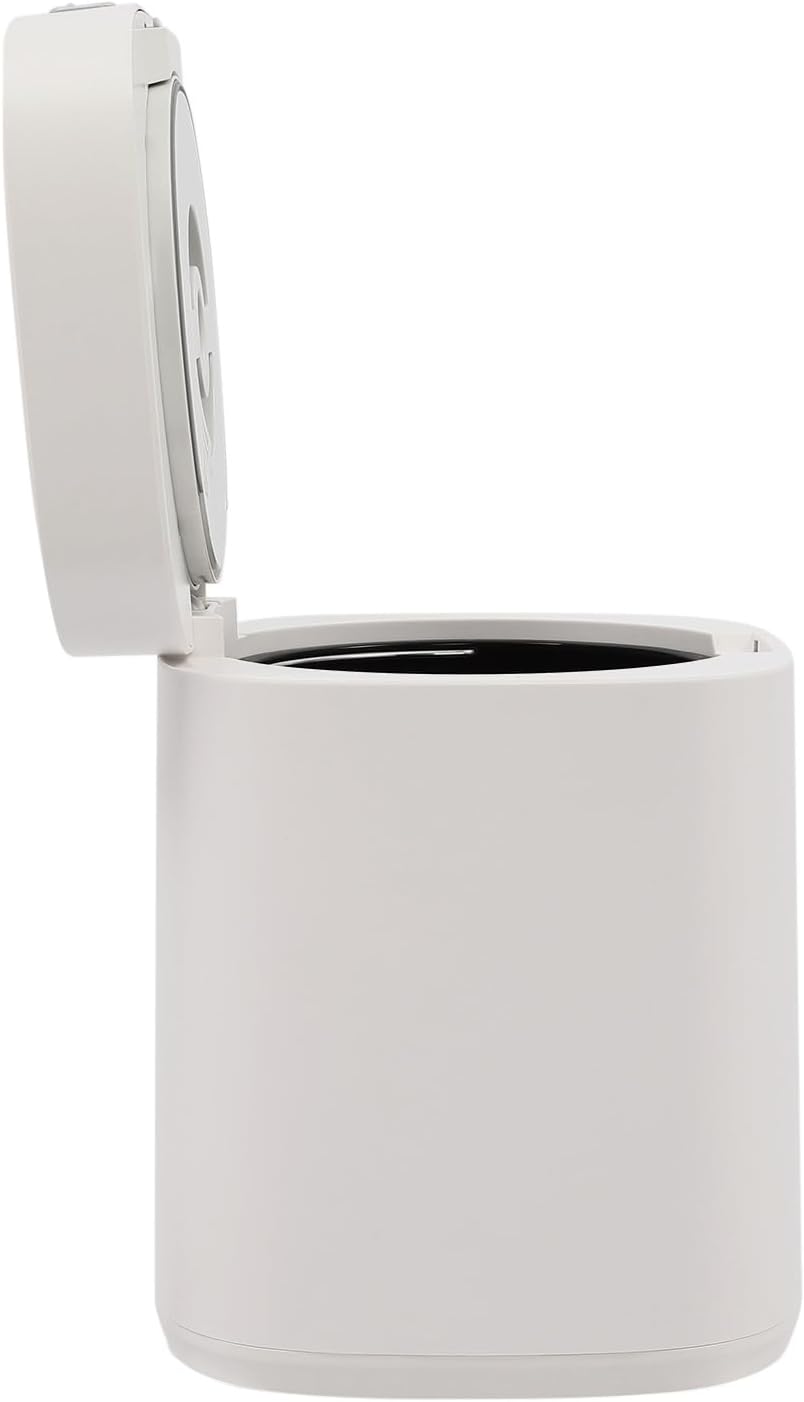 2.5L / 0.66 Gal Electric Kitchen Composter Indoor/Outdoor Odorless Quiet Smart Compost Bin Quick/Standard/Ferment Working Modes, Turn Food Waste into Fertilizer for Garden (White)