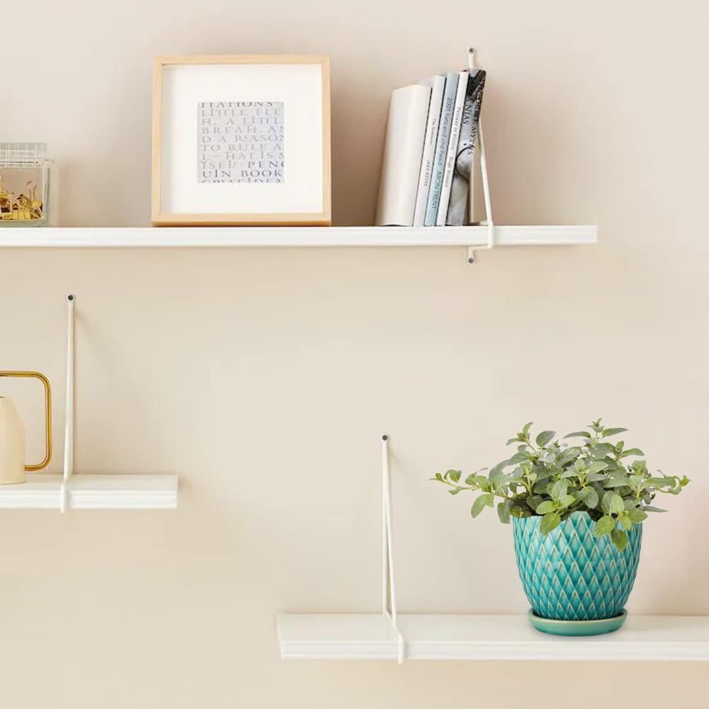 Oairse 4 inches Ceramic Planters Pots for Indoor Plants 3 Set of Small Round Flower Pots with Drainage Hole and Ceramic Tray Modern Planters Set for Succulents Cactus Garden Home Windowsill Table