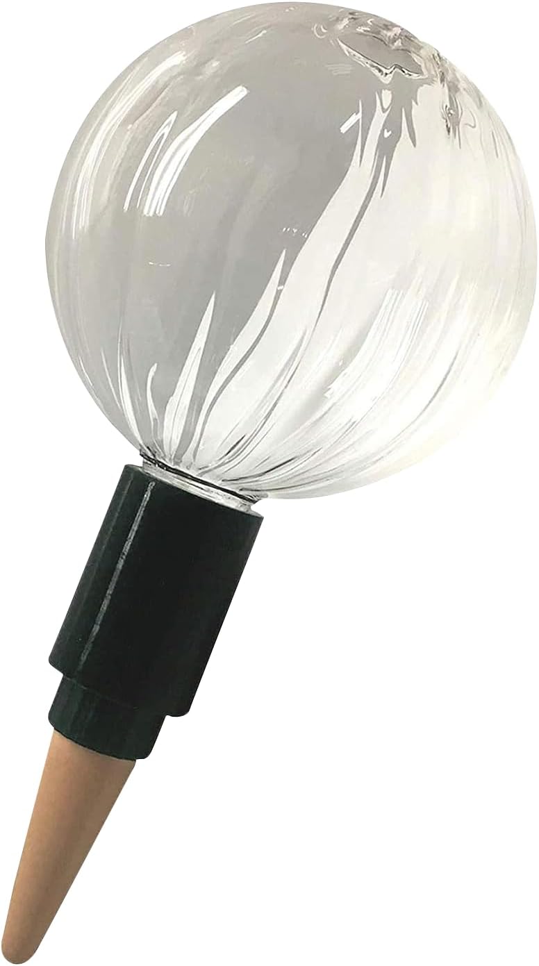 Blumat Glass Plant Self Watering Globes,Automatic Houseplant Drip Irrigation for Indoor Plants, Hanging Plants, Houseplants, Plant Garden Accessories,Vacation Plant Savers,Large Globe Small Adapter