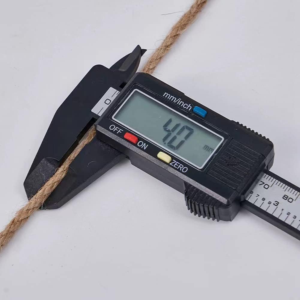 ARISKEY Natural Jute Twine 4mm,164 Feet Hemp Rope for Crafts Suitable for Macrame or Weaving Projects,Gardening Purposes and Outdoor Heavy-Duty Use