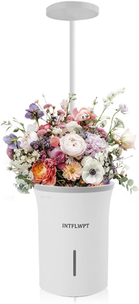 Indoor Planter Grow Light, Soil & Hydroponic Dual Mode, Automatic Timer for 3H/9H/12H, Full Spectrum 9 Dimmable Levels, Plants Germination Kit for 4 Pods, Ideal for Herbs, Flowers & Vegetables (Grey)