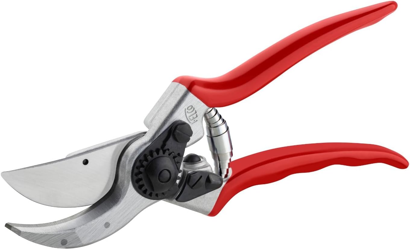 Felco F2 Pruning Shears – 9.25" Swiss-Made Garden Clippers for Professional Pruning | Hand Pruners for Gardening | Garden Tool Cutter with Precision Bypass Blade, Aluminum Body, Replaceable Parts