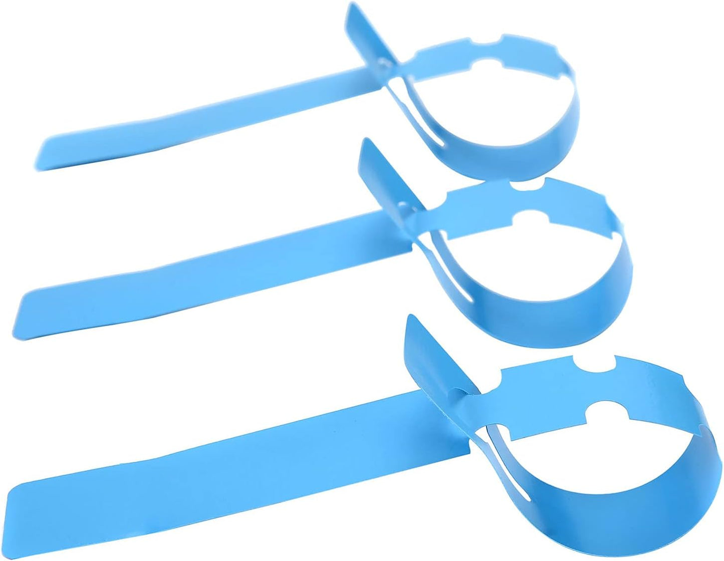 200 Pcs Blue Plastic Plant Tags with a Marker Pen, Wrap Around Hanging Tree Tags Nursery Garden Labels Waterproof Nursery Garden Stakes, 2x20cm