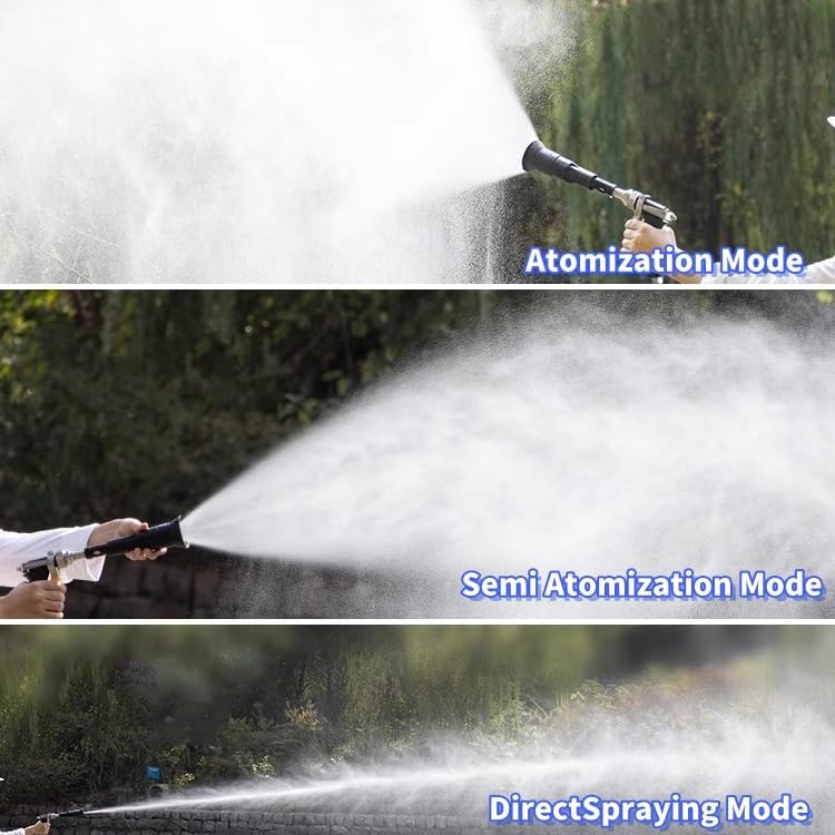 Agricultural Spray Guns, Fruit Tree Sprinkler, Electric Spray, High-Pressure Spray, Long Rod, Even Spray, Direct Spray, Lrrigation and Cleaning (Black Heavy Duty Spray Gun)