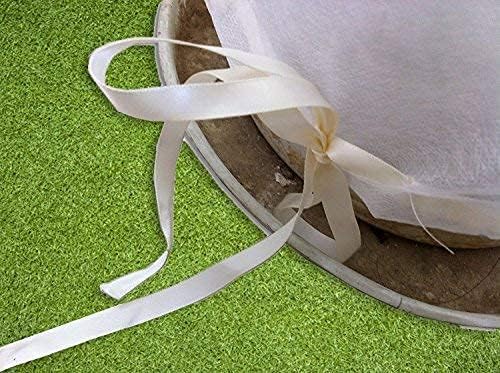 Agfabric Plant Covers Freeze Protection 39''Hx39''Dia 0.55oz Plant Frost Protection Covers Garden Plant Cover Drawstring Bags Winter Frost pests Protection,White