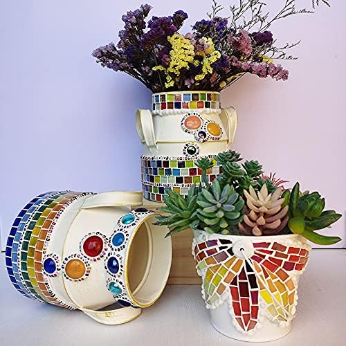 1.1lb Irregular Crystal Mosaic Tiles,Small Mosaic Tile DIY Hobbies Children Handmade Crystal Craft for Crafts Bulk DIY Picture Frames Handmade Jewelry Coaster (Dark Series)