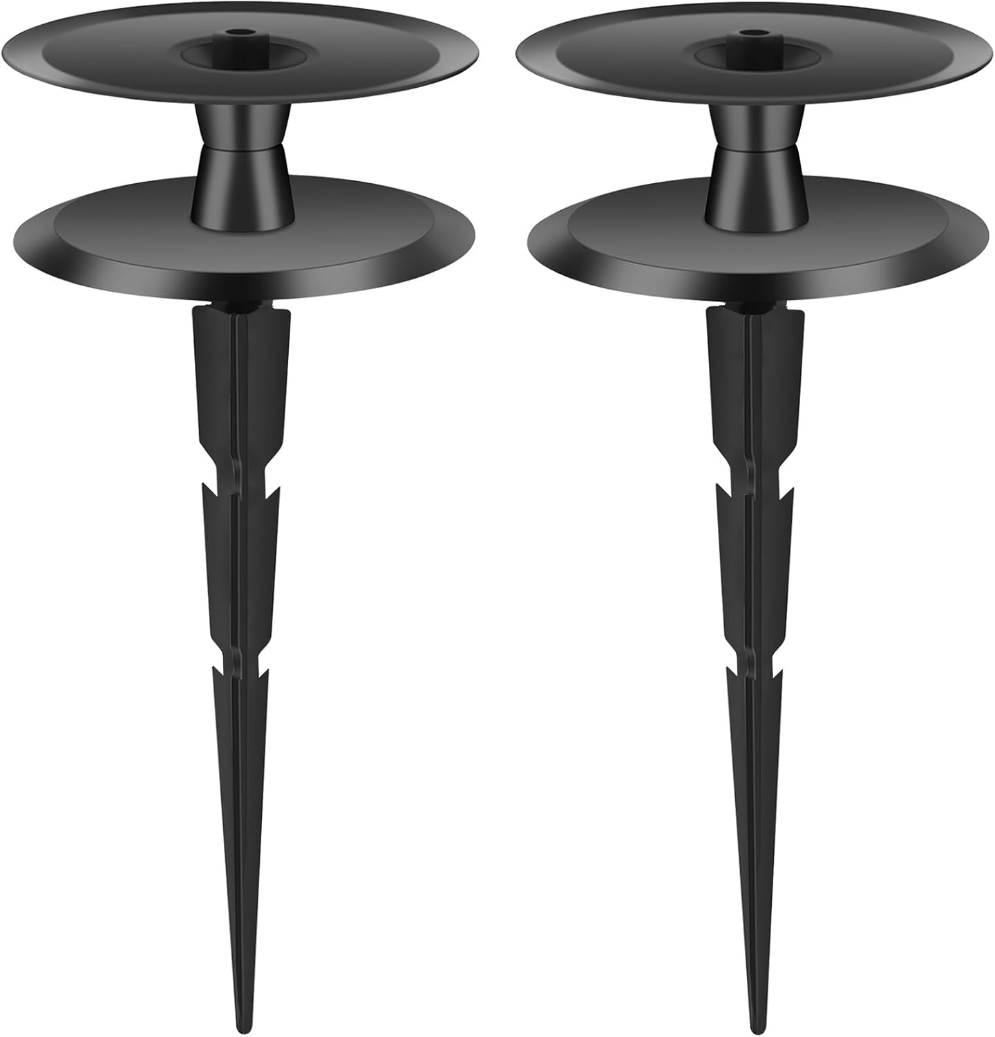 2 PCS Garden Hose Guide Spike,Hose Guide Stake Heavy Duty Pure Metal Hose Roller Guide,Keep Flowering Hose Out of Flower Beds,Rustproof Coated Garden Hose Stake for Yard,Lawn Hose Roller Support