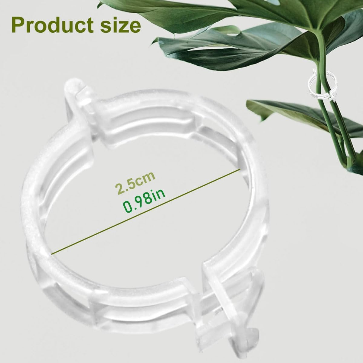 150 PCS Plant Support Clips Reusable Garden Clips, Secured Plastic Plant Clips, Tomato Support Clips for String Trellis for Climbing Plants Outdoor Indoor Plant Flowers Stem Vine Fixing Clips