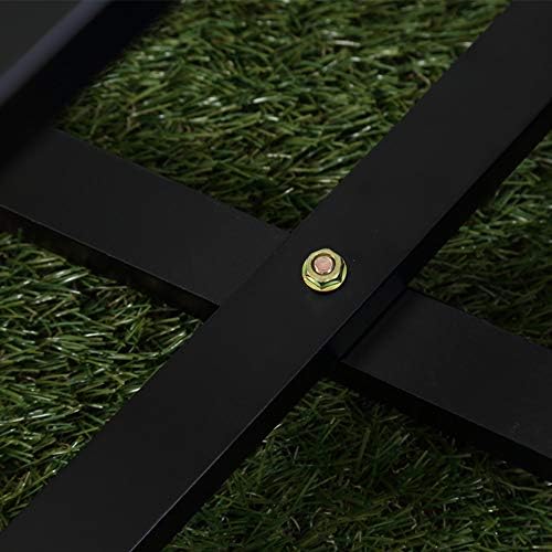 2 Pcs Small Folding Patio Side Table Outdoor Wood Wooden Small End Portable Plant Little Table for Garden Yard Porch Living Room Space Pool 15.4x15.4 x18.3 inch (Black)