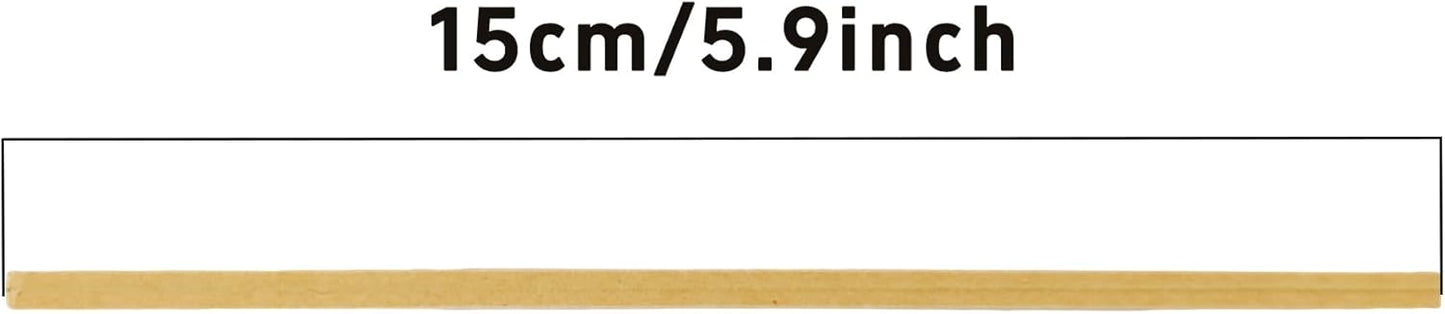 200PCS 6 Inch Kraft Paper Twist Ties, Reusable Cable Ties for Tying Bread, Plant Support, Bread Packaging, Candy Bags and Craft Projects (Brown)