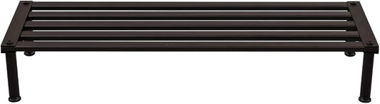 Metal Plant Stand, Rust-proof Aluminum Display Rack, Plants Display Stands Decoration Racks for Living Room Garden Balcony Patio (Ebony, 31.5Inch Low Leg)