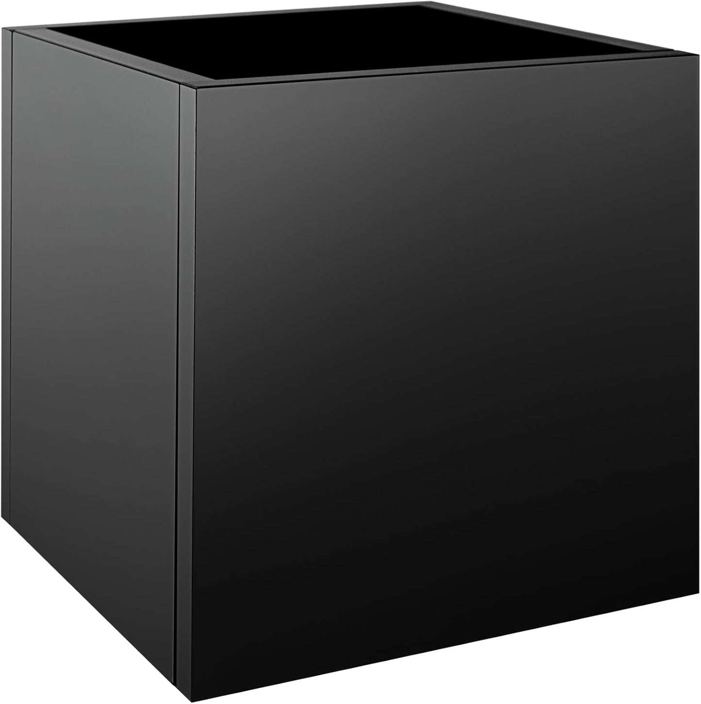 Steel Planter Box 24"x24"x25", Square Metal Planter Box Indoor&Outdoor, Steel Planter Heavy Duty for Commercial and Residential Use