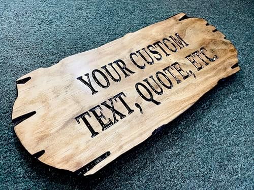 Custom Wooden Signs, Personalized Wood Signs, Custom Wood Signs, Personalized Cabin Signs, Outdoor Wooden Sign, Family Name Signs (Text Only)