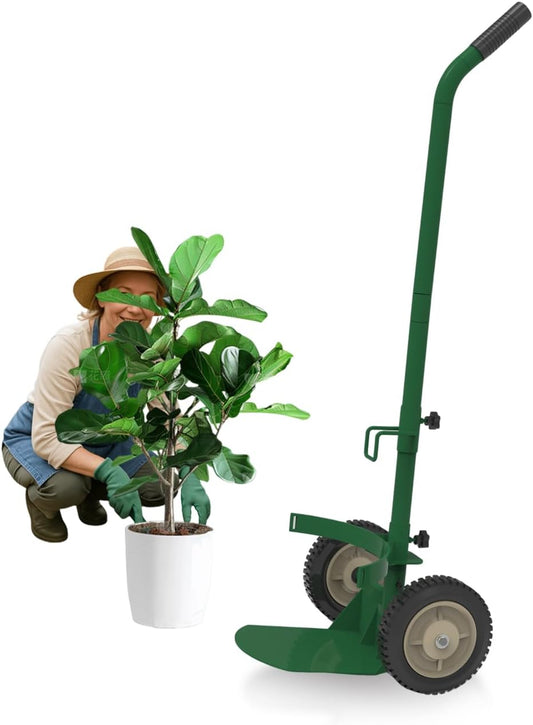 Heavy Duty Plant Caddy with Wheels – Durable Plant Dolly for Easy Mobility, Adjustable Plant Mover with Wheels for Oversized Planters, Indoor & Outdoor