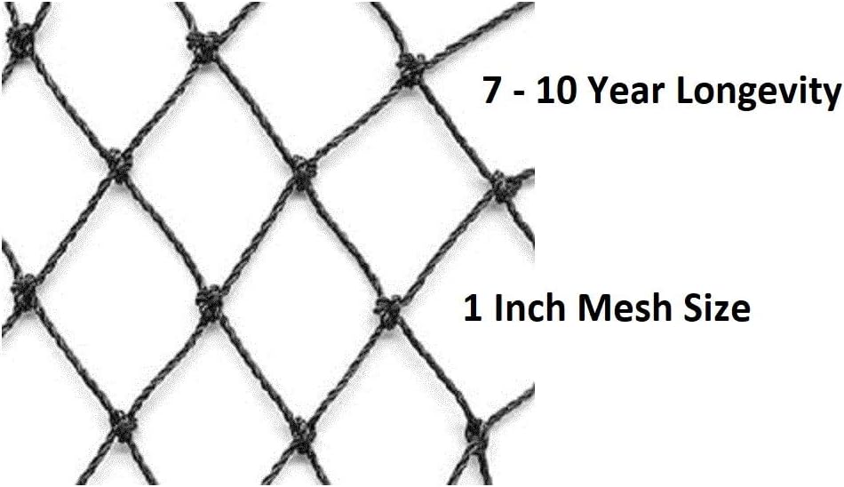 Excursions Aviary Netting 1" Heavy Knotted Poultry Net (12.5' x 100')