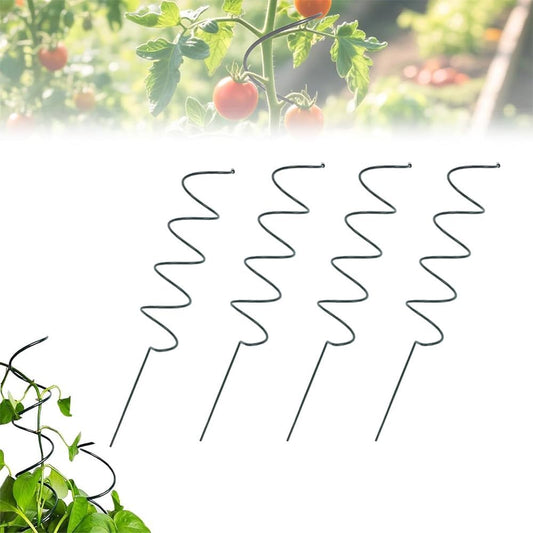 4PCS Tomato Twist Stake, 2025 Spiral Tomato Stakes, Reusable Climbing Plant Stake Tower for Tomatoes & Vines (4PCS)