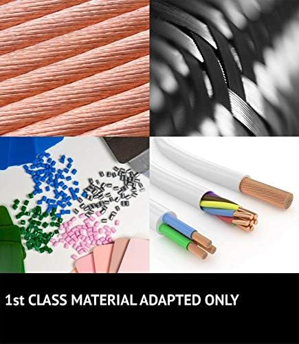 JAVEX Robotic Mower Boundary Wire Cable- Tinned Copper Heavy Duty Universal for Gardena, Husqvarvna, Worx & Other Lawn Auto-Mower Brands Installation Kit [3.4mm, 24x0.25mm] Green, 500M/1640ft