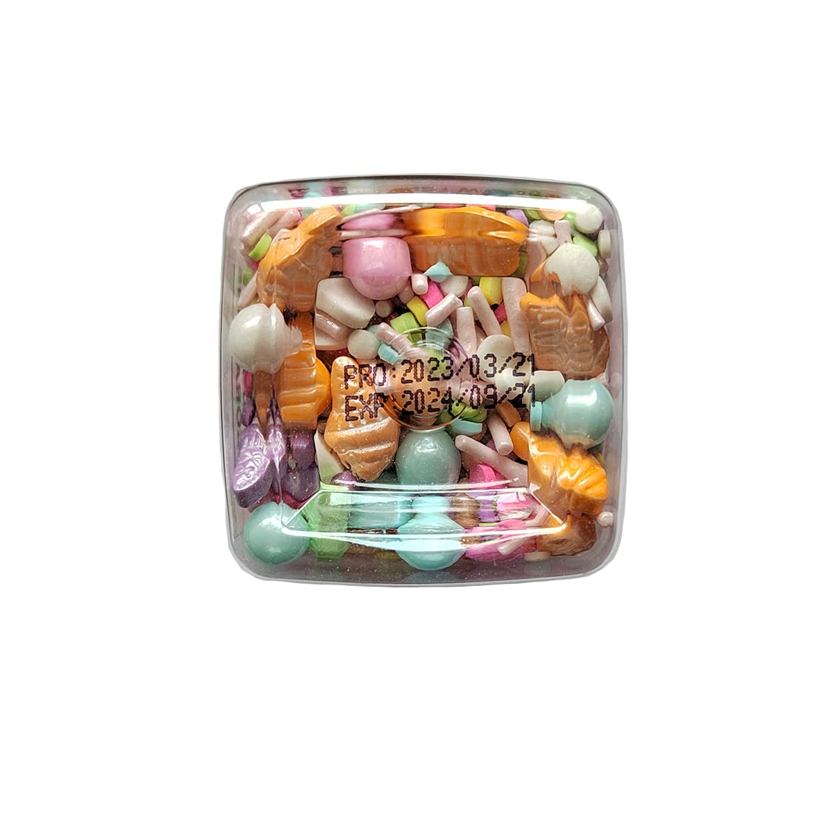 Homankit Summer Multicolor Sprinkles Ice Cream Sprinkles Candy Baking Edible Cake Cupcake Toppers Cookie Dessert Decorations Birthday Party Supplies 3.35 Ounce