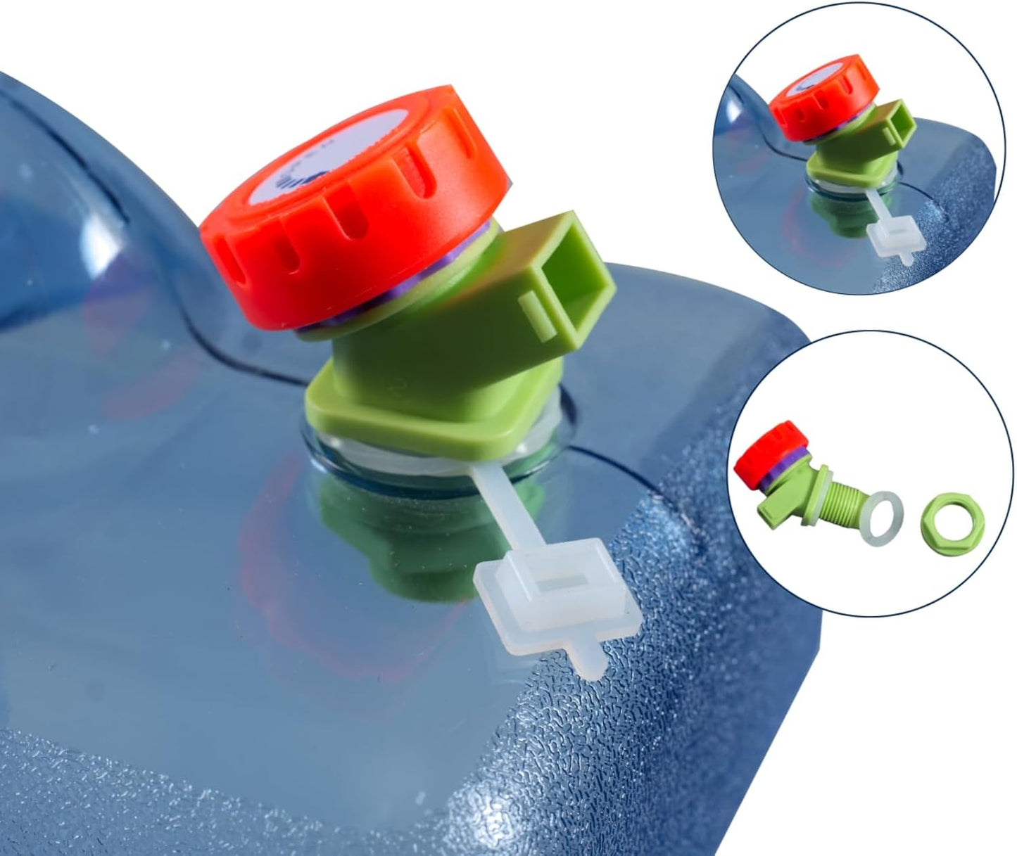 3.17 Gallon Water Container with Spigot, Portable Water Jug, No Leakage Camping Bucket with Tap, BPA Free Emergency Water Storage Tank for Camping, Vehicle, Car, Outdoor Hiking, Picnic