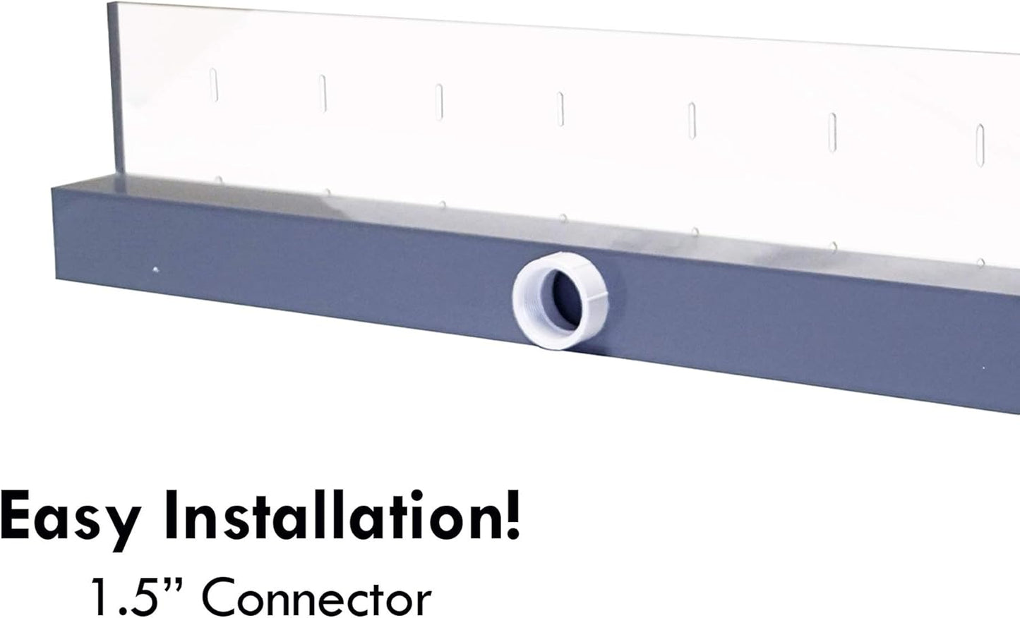 HALF OFF PONDS Sheer Elegance 12" Acrylic Spillway - SE12-HOP